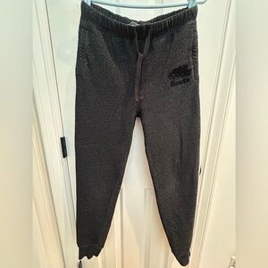 Roots Charcoal Knit Joggers